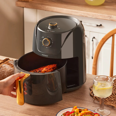 Homend Airfryday 2505H mit 8 verschiedenen Programmen, 4,3 Liter Airfryer Anthrazit