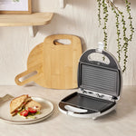Homend Toastbuster 1309H Toaster mit abnehmbaren Blechen Weiß