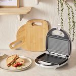 Homend Toastbuster 1309H Toaster mit abnehmbaren Blechen Silber