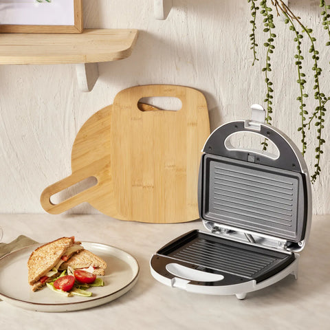 Homend Toastbuster 1309H Toaster mit abnehmbaren Blechen Silber