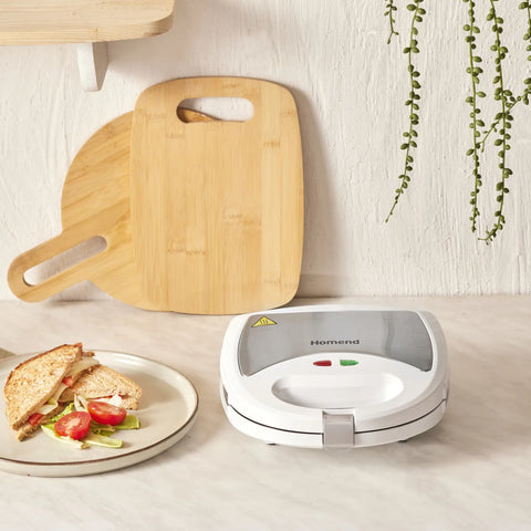 Homend Toastbuster 1309H Toaster mit abnehmbaren Blechen Silber