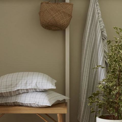 Karaca Home Dogasever Geo Transformation Doppel Bettbezug Set, Khaki, Baumwolle 