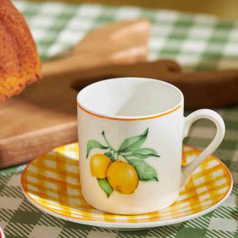 Karaca Piknik Kaffeetassen Set, 6 Personen, 80 ml