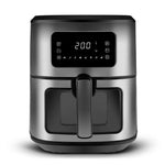 Karaca Multifry Inox XXL 7 Liter Airfryer mit digitalem Glasfenster