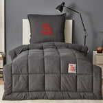 Karaca Motto Anthrazit Cotton Comfort Set 155X220 cm