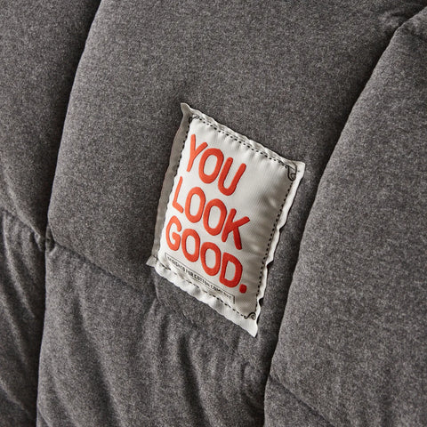 Karaca Motto Anthrazit Cotton Comfort Set 155X220 cm