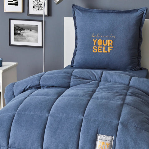 Karaca Motto İndigo Cotton Comfort Set 155X220 cm