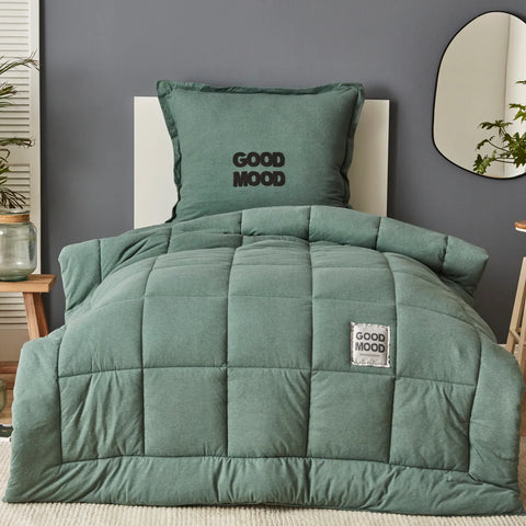 Karaca Motto Oil Cotton Comfort Set 155X220 cm