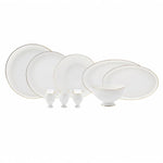 Karaca Fine Pearl Extra Wilderness 62-Teiliges 12-Personen Geschirrset Gold