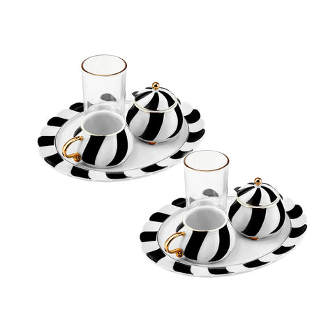 Karaca Mine Kaffeetassen-Set, 2 Personen, 90 ml