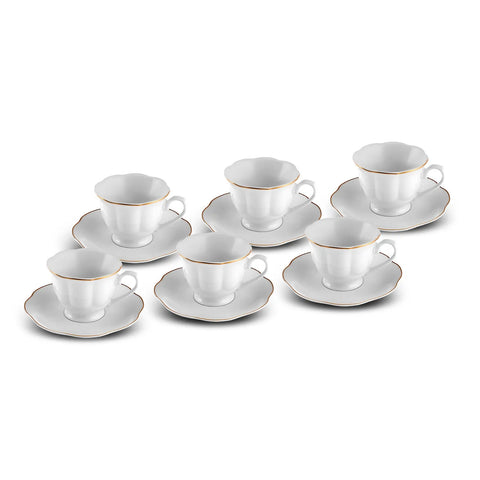 Karaca Bell Kaffeetassen-Set, 6 Personen, 90 ml