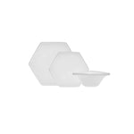 Karaca Streamline Geo New Generation Bone Geschirrset für 4 Personen,12 teilig, Platin