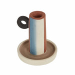 Karaca Home Einfacher Kerzenleuchter, Braun, 9,6 cm