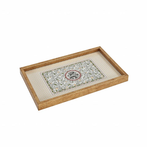 Karaca Home x Arslantepe Siegel Dekoratives Tablett 24x39 cm