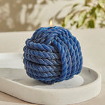 Karaca Home Rope Kerze 6 cm, Marineblau