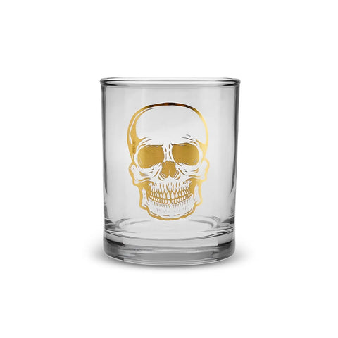 Karaca Halloween Schädel Trinkglas, 380ml