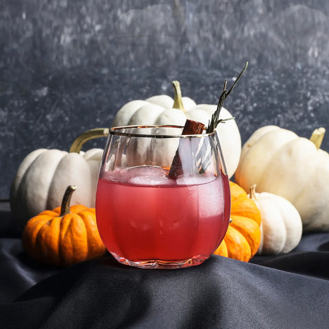 Karaca Halloween Kürbis Glas Trinkglas, 380ml
