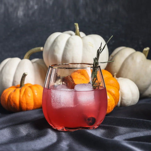 Karaca Halloween Kürbis Glas Trinkglas, 380ml