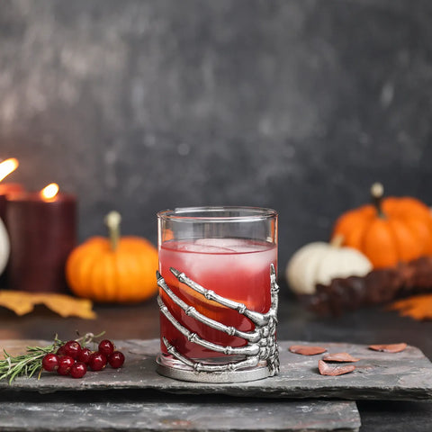 Karaca Halloween Knochen Trinkglas, 380ml,
