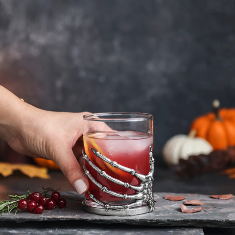 Karaca Halloween Knochen Trinkglas, 380ml,