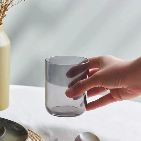 Karaca Anthrazit Glas Set, 3 teilig