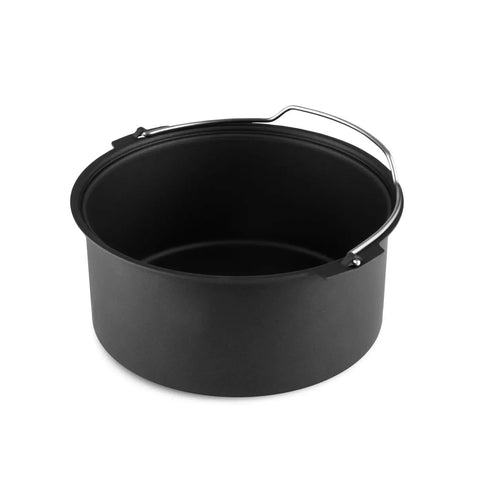 Karaca Air Cook XL 2 in 1 Sprechender Airfryer, schwarz chrom