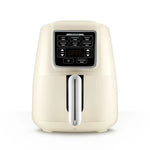 Karaca Air Cook XL 2 in 1 Sprechender Airfryer, ikonisches beige