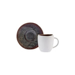 Karaca Red Carpet Collection Galactic 2 Personen Weiß Kaffee Tasse Set 100 ml