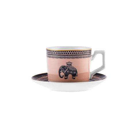 Karaca Elephant Teetassen Set für 2 Personen, 220 ml