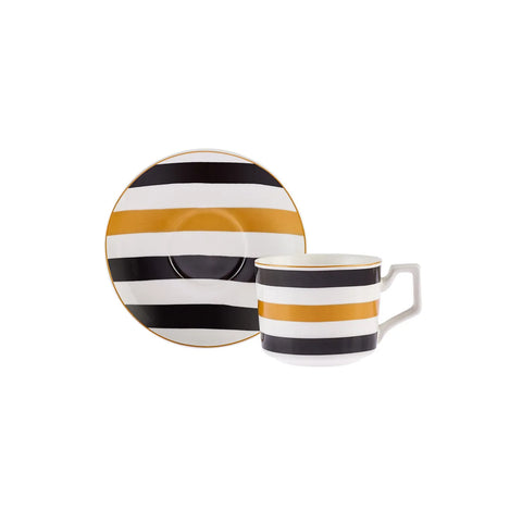Karaca Nossa Teetassen-Set für 6 Personen, 220 ml