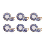 Karaca Bergama 6 Personen Kaffeetassen-Set, 100 ml