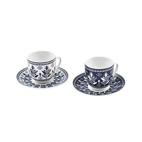 Karaca Peyker Kaffeetassen-Set für 6 Personen, 85 ml