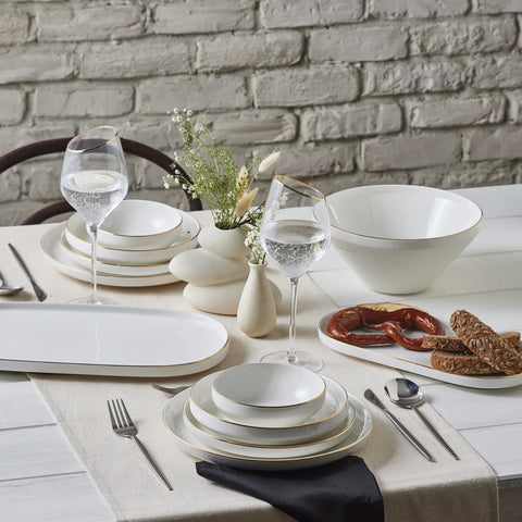 Karaca Streamline Saturn Geschirrset 4 Personen, 19 teilig