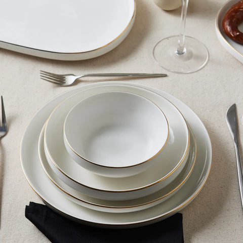 Karaca Streamline Saturn Geschirrset 4 Personen, 19 teilig