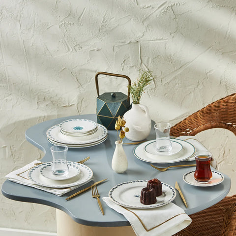 Karaca İznik Dessert-Set für 6 Personen, 18 teilig