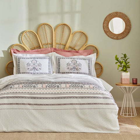Karaca Home Efren Doppel Pique Set, 100% Baumwolle, Grau