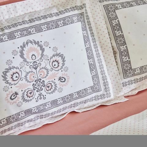 Karaca Home Efren Doppel Pique Set, 100% Baumwolle, Grau