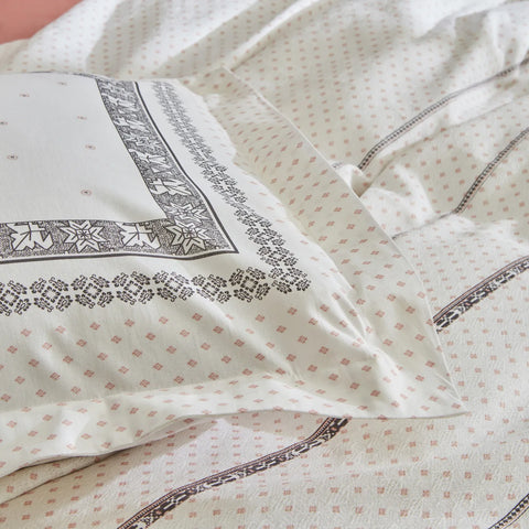 Karaca Home Efren Doppel Pique Set, 100% Baumwolle, Grau