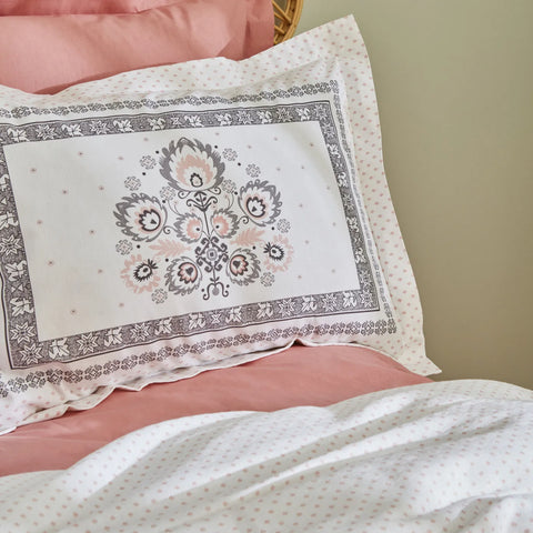 Karaca Home Efren Doppel Pique Set, 100% Baumwolle, Grau