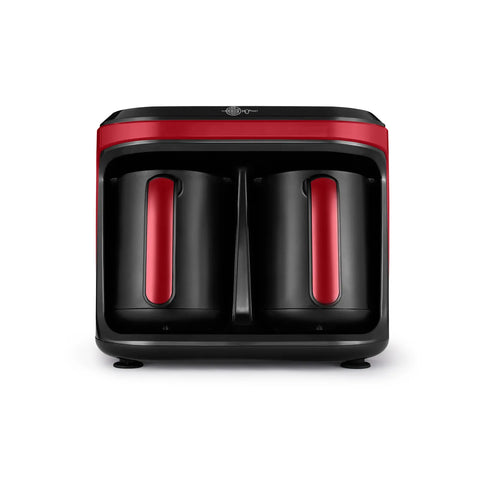 Karaca Hatır Hüp Duet Aromatische Türkische Kaffeemaschine, Rot, 1400W