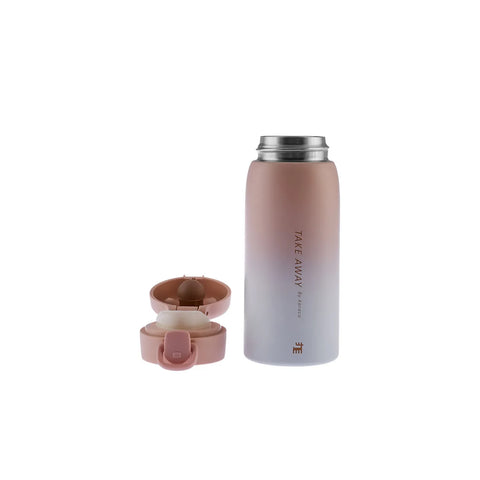 Karaca Skyfall Stahl Auslaufsichere Thermoskanne 350 ml Rosa