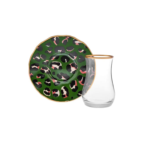 Karaca Leona 6 Person Tee Set, 12 Teilig 