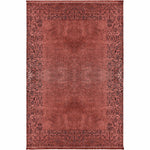 Kashmir Teppich Viskose Premium Damast Lachs 80x150 cm Teppich