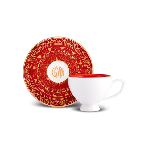 Karaca Republik Jahrhundert Egemen Kaffeetassen-Set für 2 Personen, 80 ml