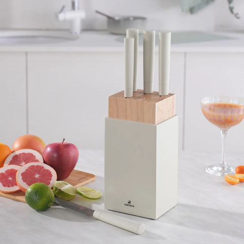 Karaca Viego 6 Teilig Messerset Creme