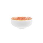 Karaca Floral Snack Schale, Orange, Rund, 10 cm