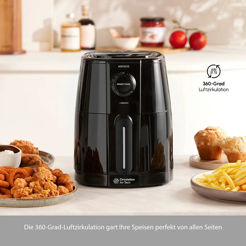 Karaca Smart Cook Airfryer, Schwarz