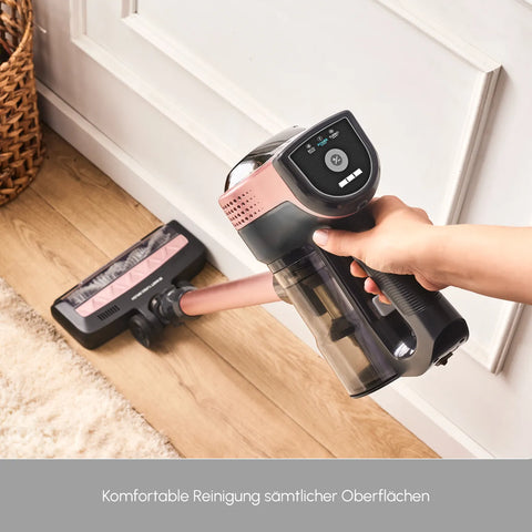 Karaca Vantuz Power Force Max 2 in 1 Rosegold Akku Staubsauger Staubsauger