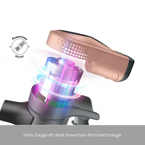 Karaca Vantuz Power Force Max 2 in 1 Rosegold Akku Staubsauger Staubsauger