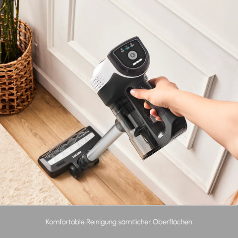 Karaca Vantuz Power Force Akku Staubsauger Standstaubsauger, Weiß